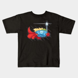 Bowl Wearing A Cape Kids T-Shirt